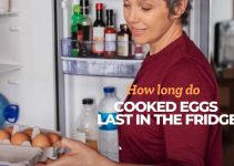 How long do cooked eggs last in the fridge?
